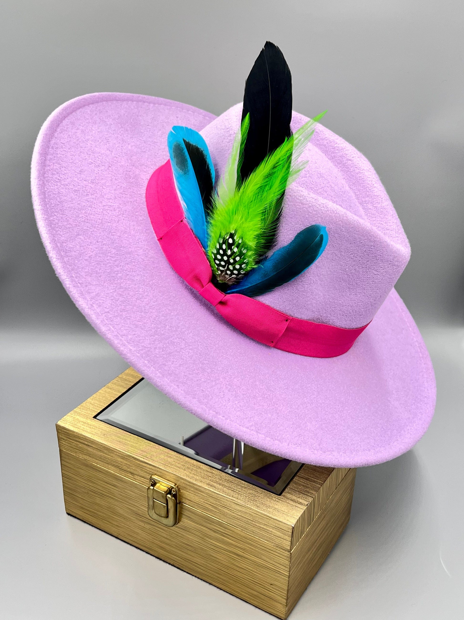 Luxury Bow tie Fedora -Wild Child - Accessorizmee